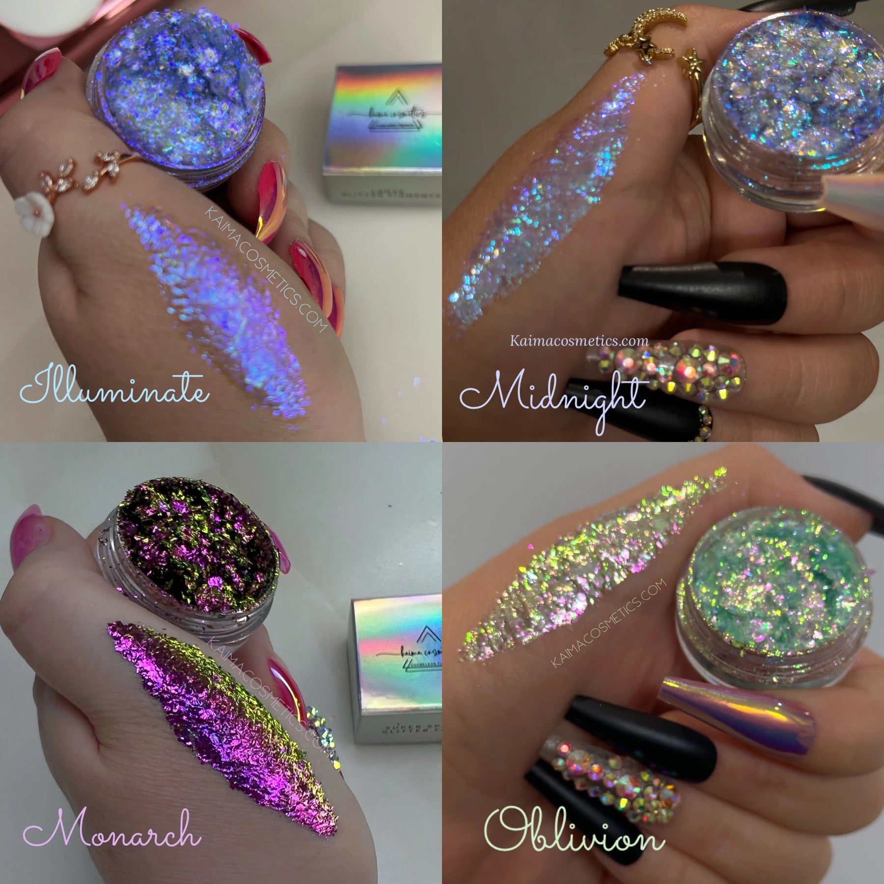 Choose any 8 chameleon flakes ( Adhesive included ) PRE ORDER