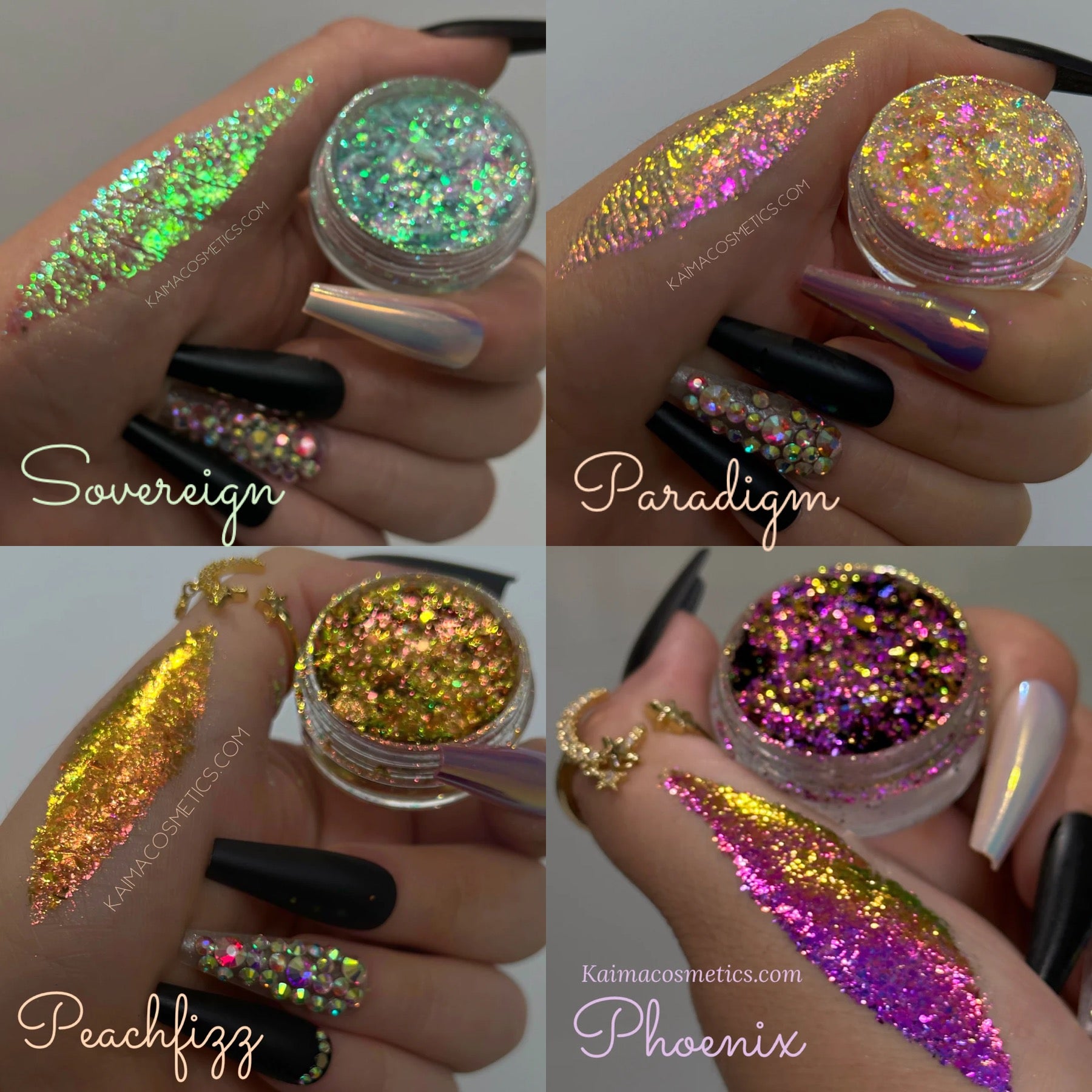 Choose any 8 chameleon flakes ( Adhesive included ) PRE ORDER