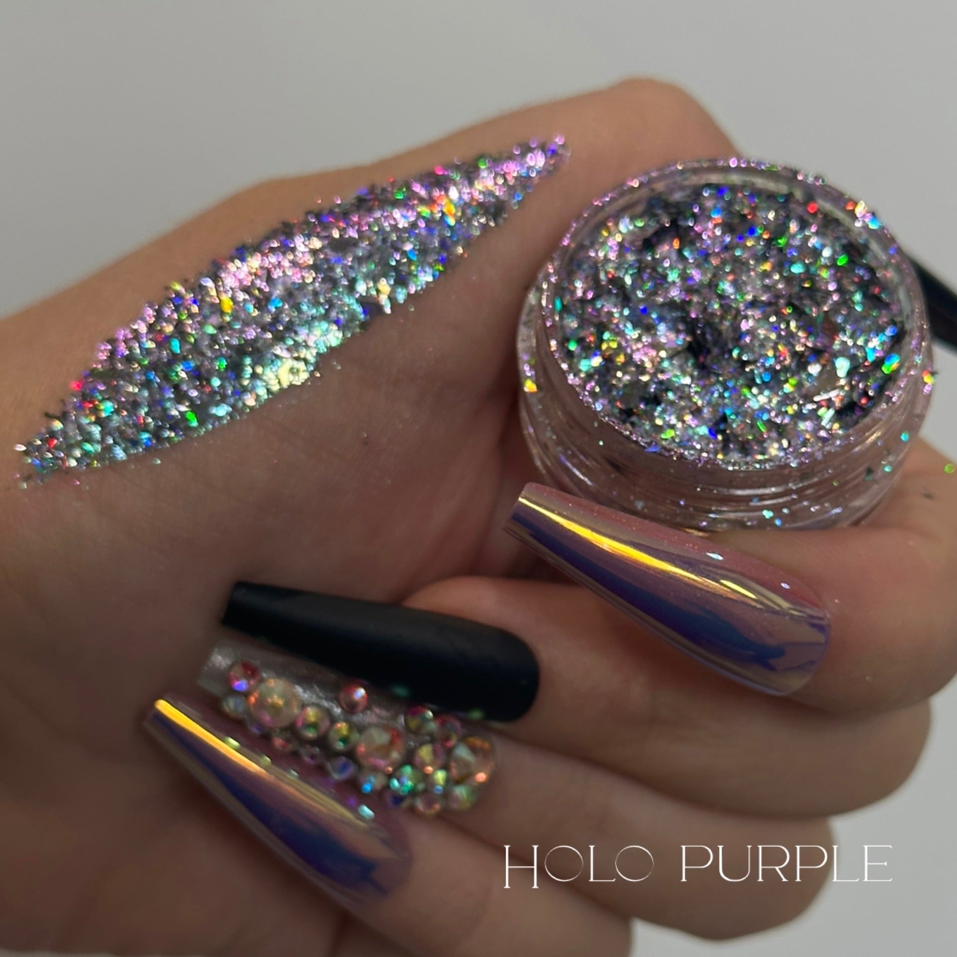 Chameleon eyeshadow flakes - Holo purple