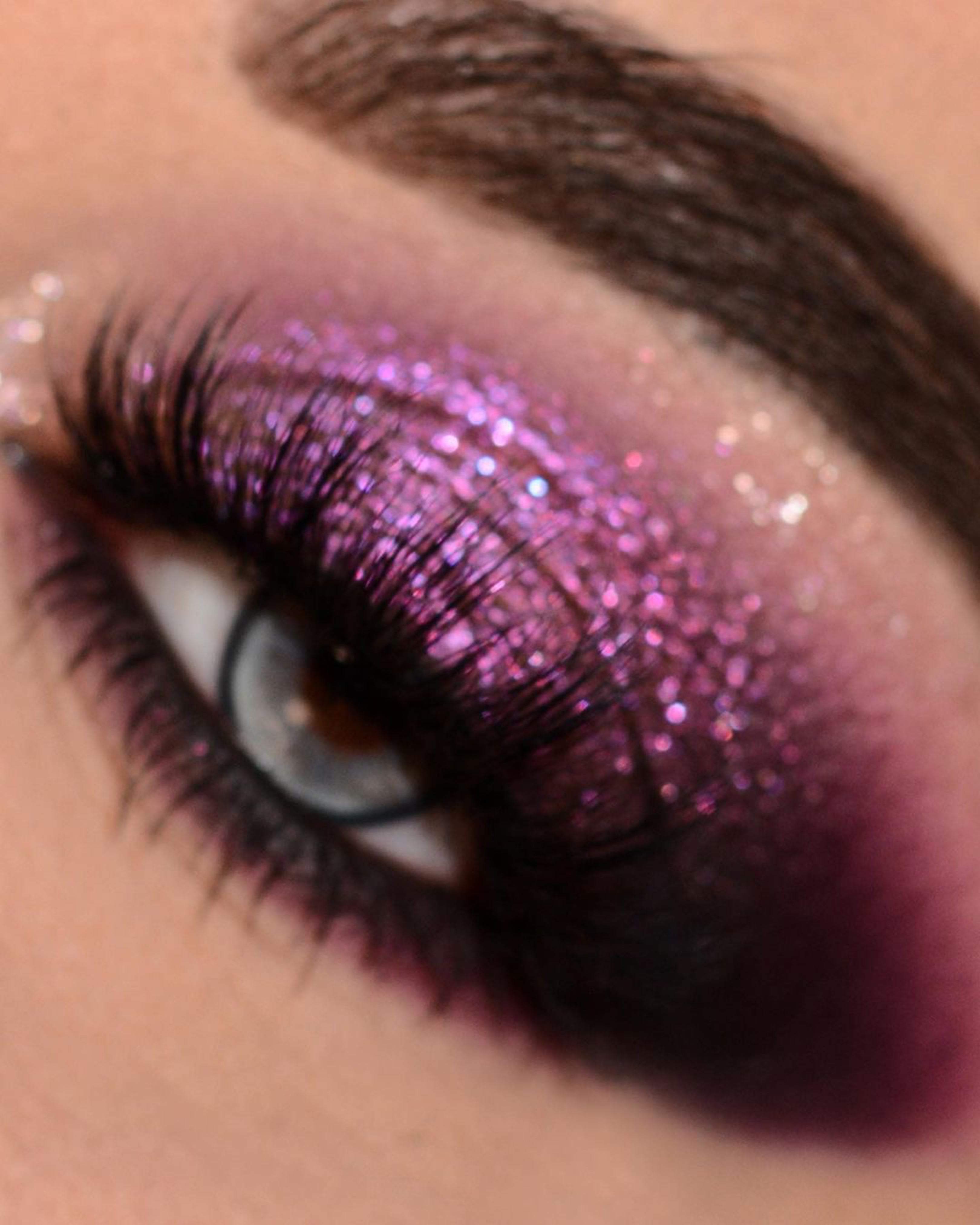 Glitter eyeshadow