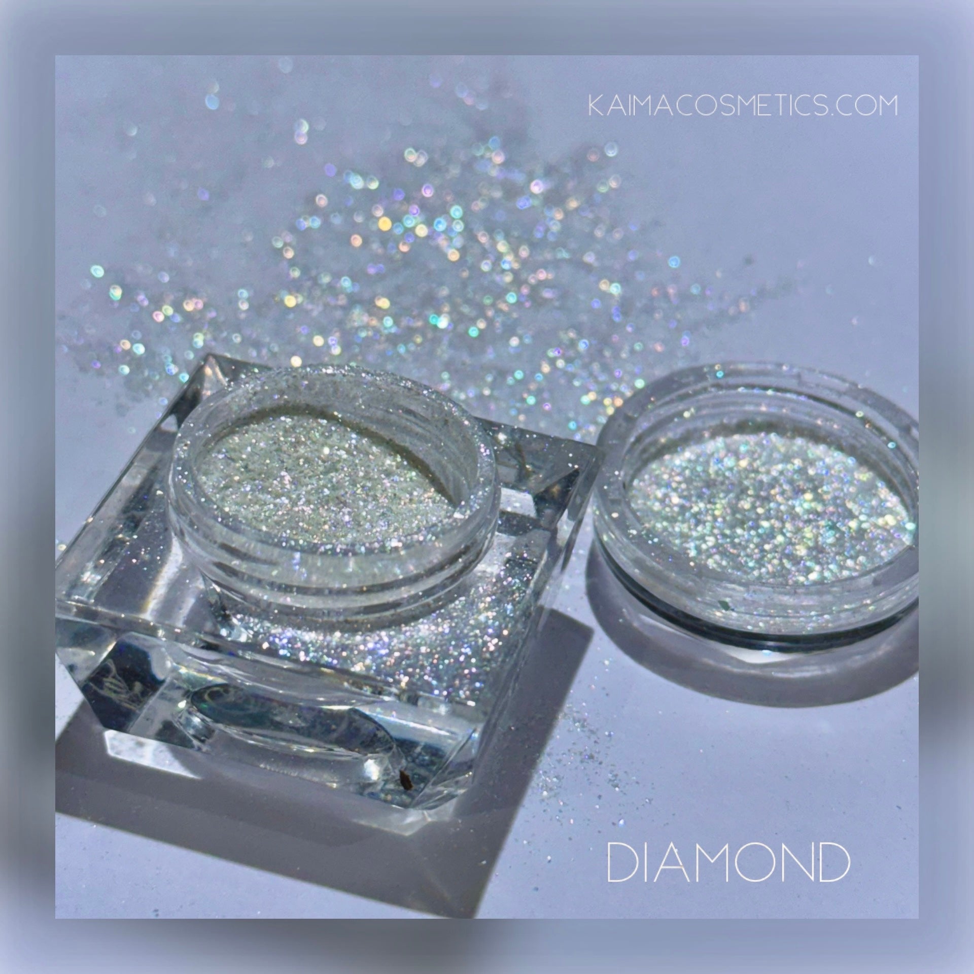 Loose rainbow iridescent glitter pigment