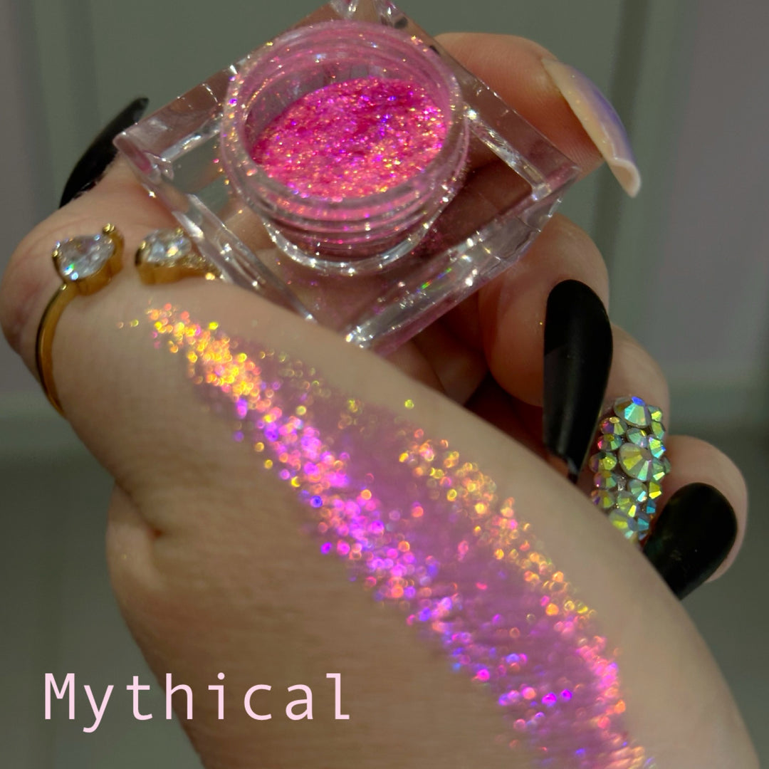 Choose any 4 Multichrome pigments ( Glistening pigment mix included )