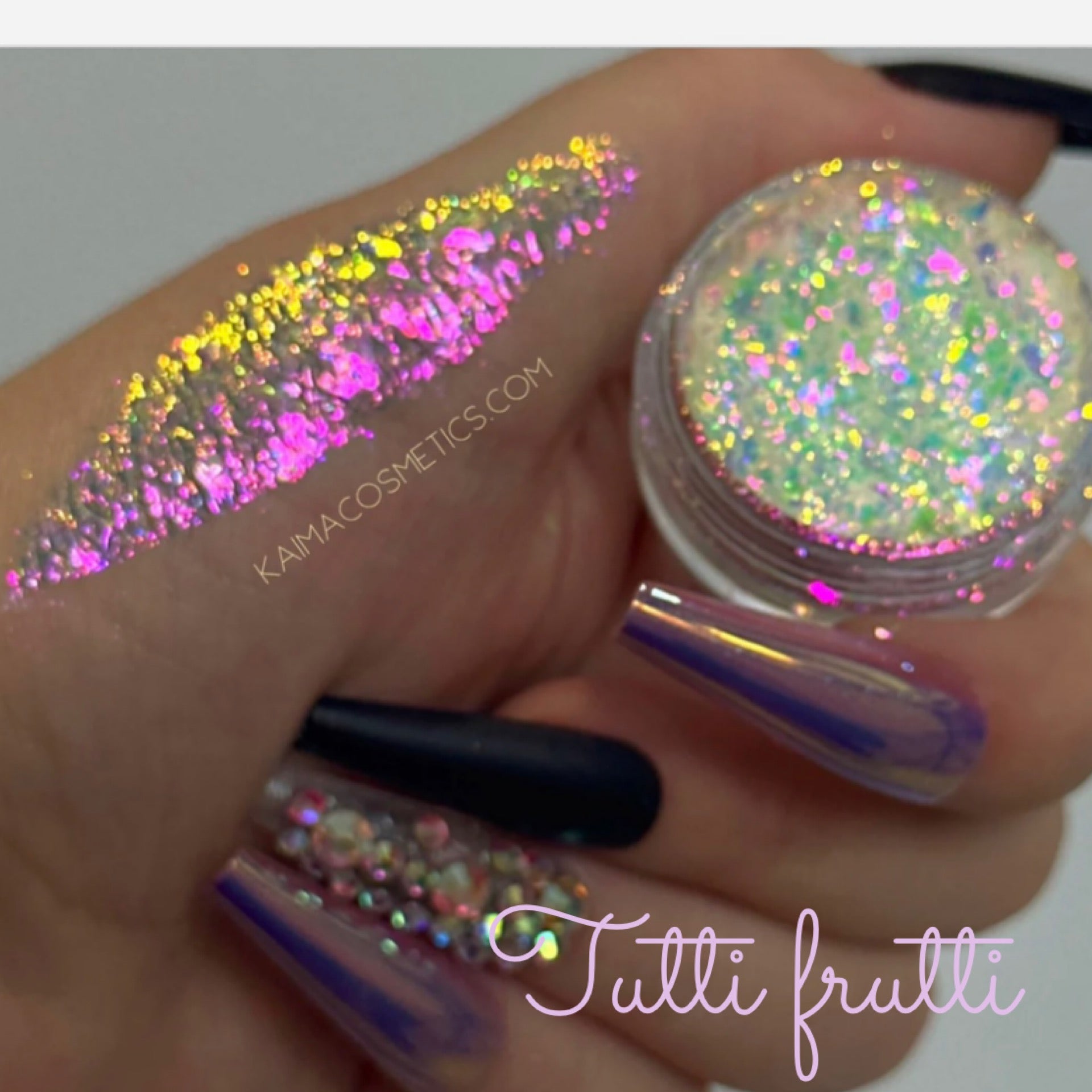 Mix & Match any 4 chameleon flakes ( Adhesive included )