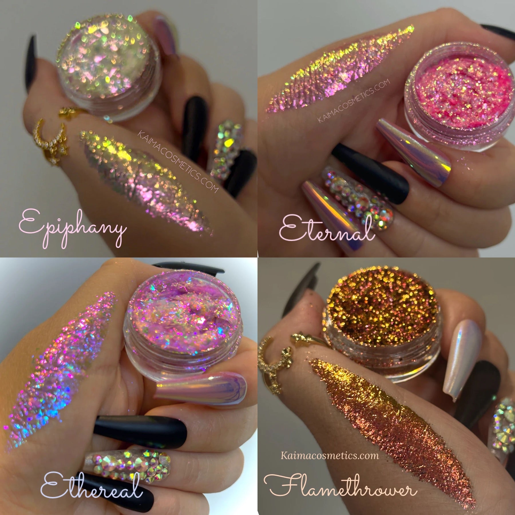Choose any 8 chameleon flakes ( Adhesive included ) PRE ORDER