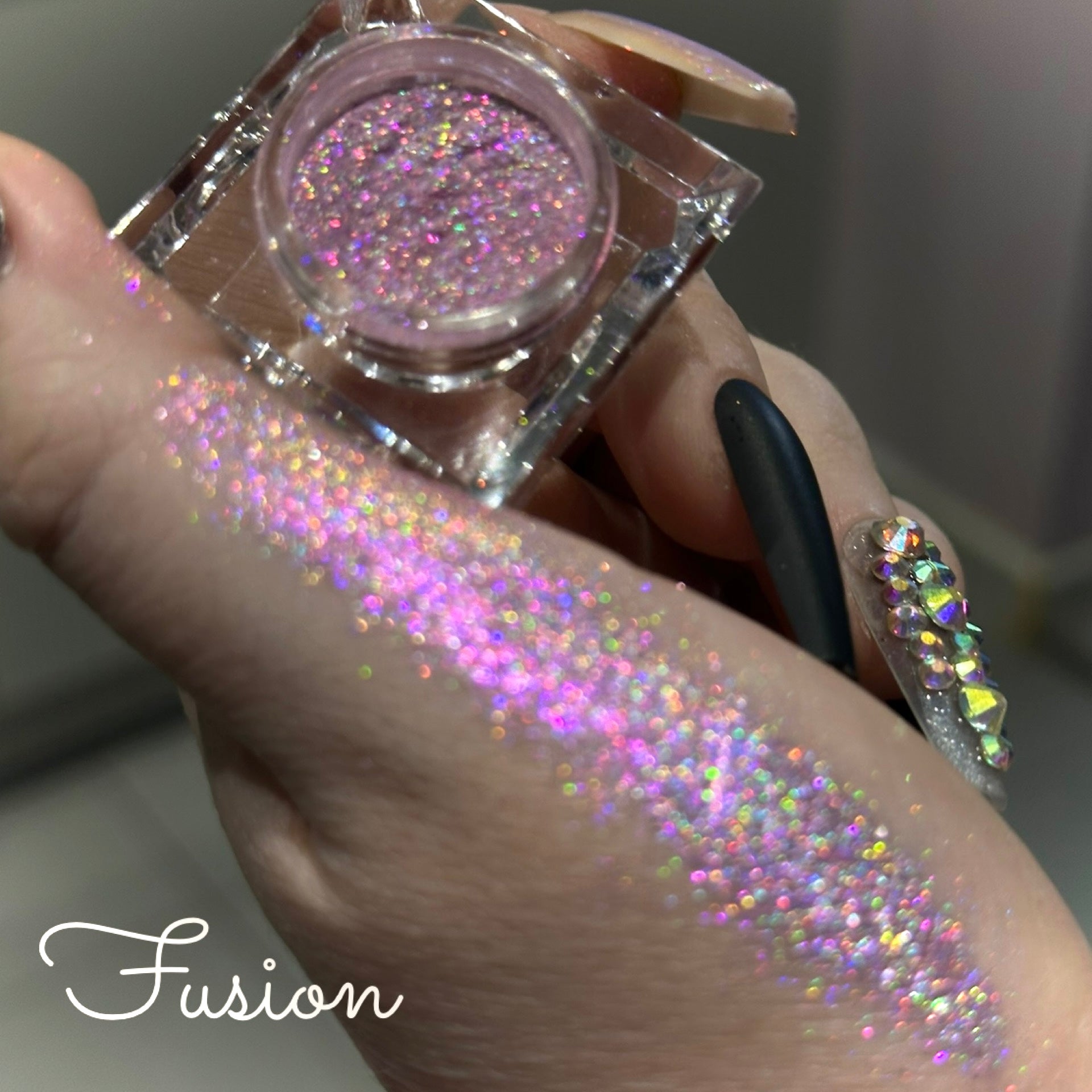Multichrome holographic loose glitter pigment powder - Fusion