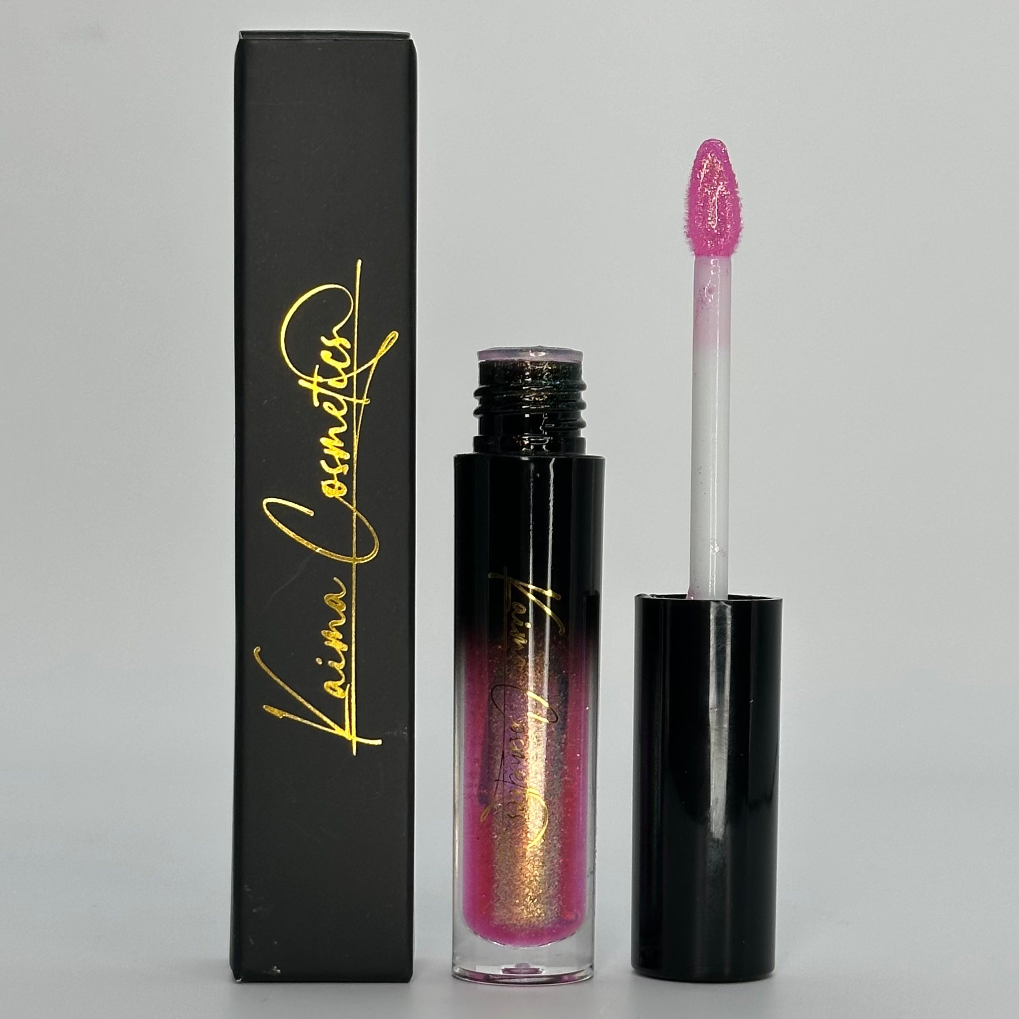 Gold glitter lipgloss