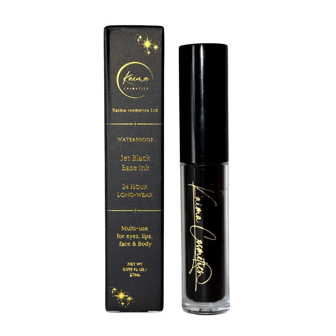 Jet black makeup base