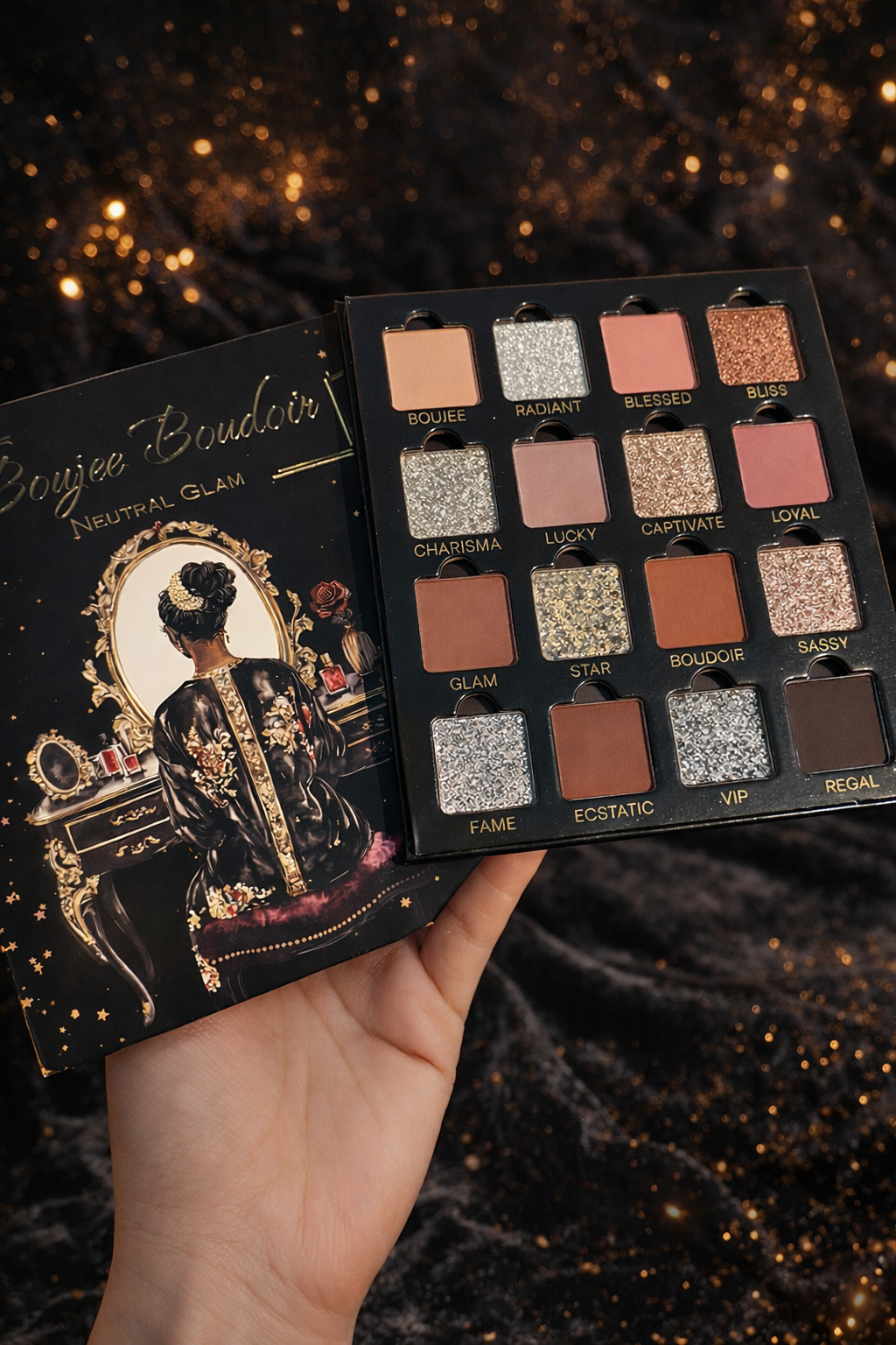 Boujee Boudoir Neutral Glam Eyeshadow Palette