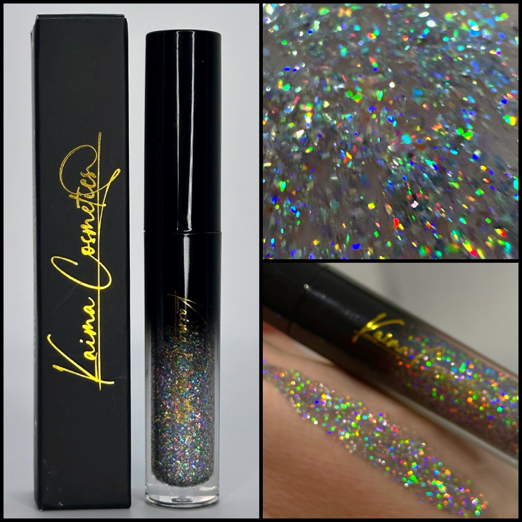 Holographic glitter lipgloss