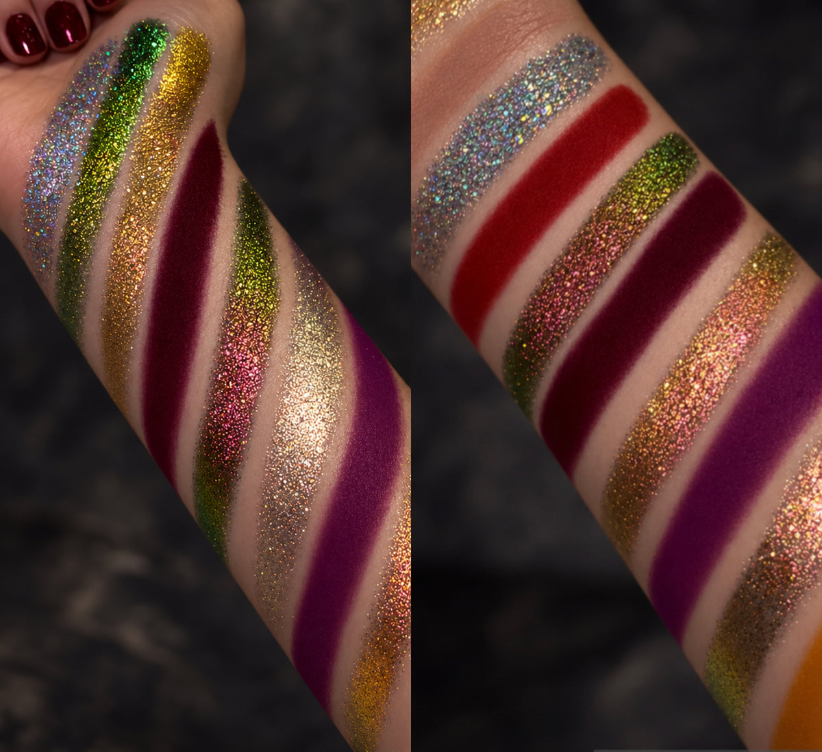 Mandela Marbled Multichrome Magnetic Eyeshadow Palette ( PRE ORDER )