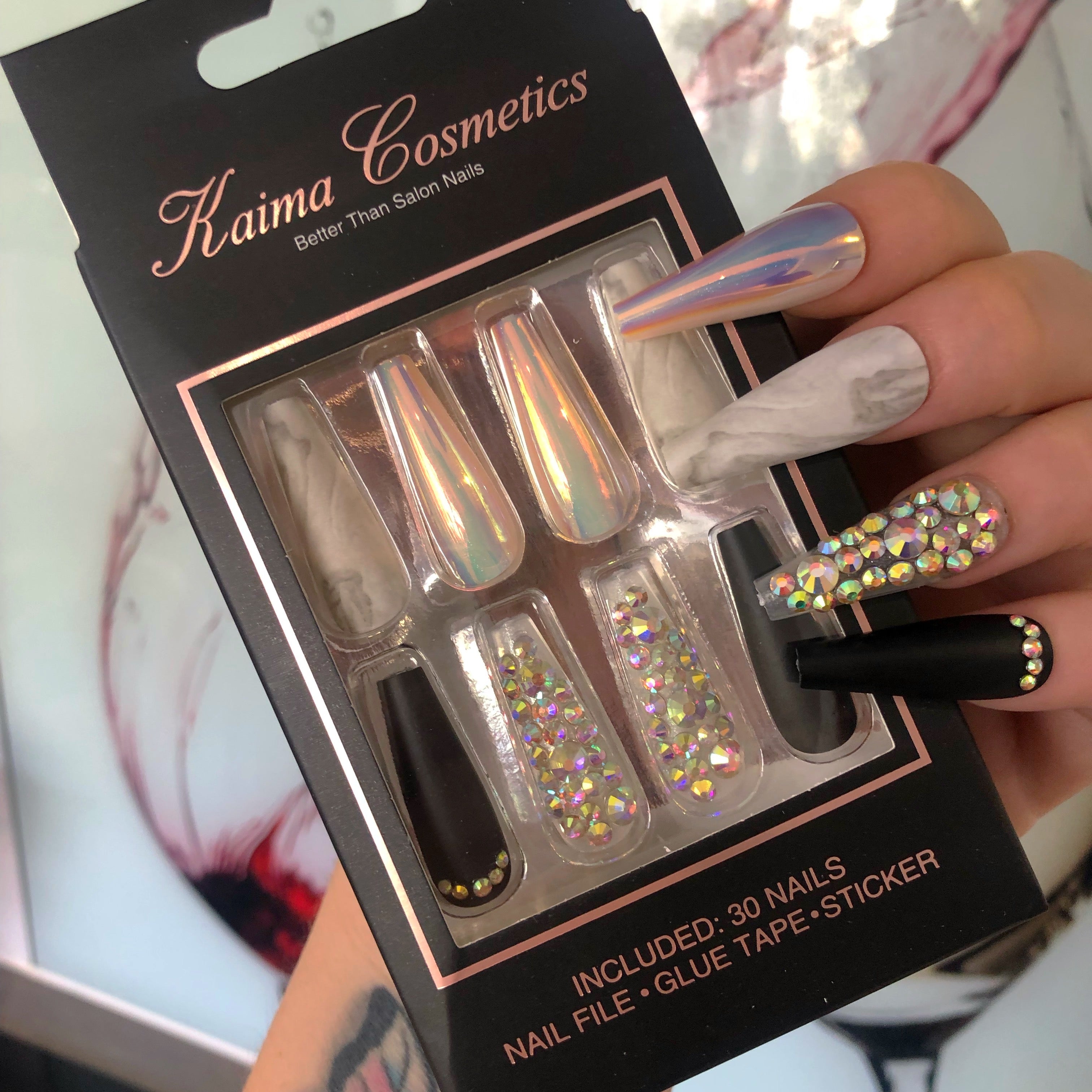 Press on nails - Gothic glam