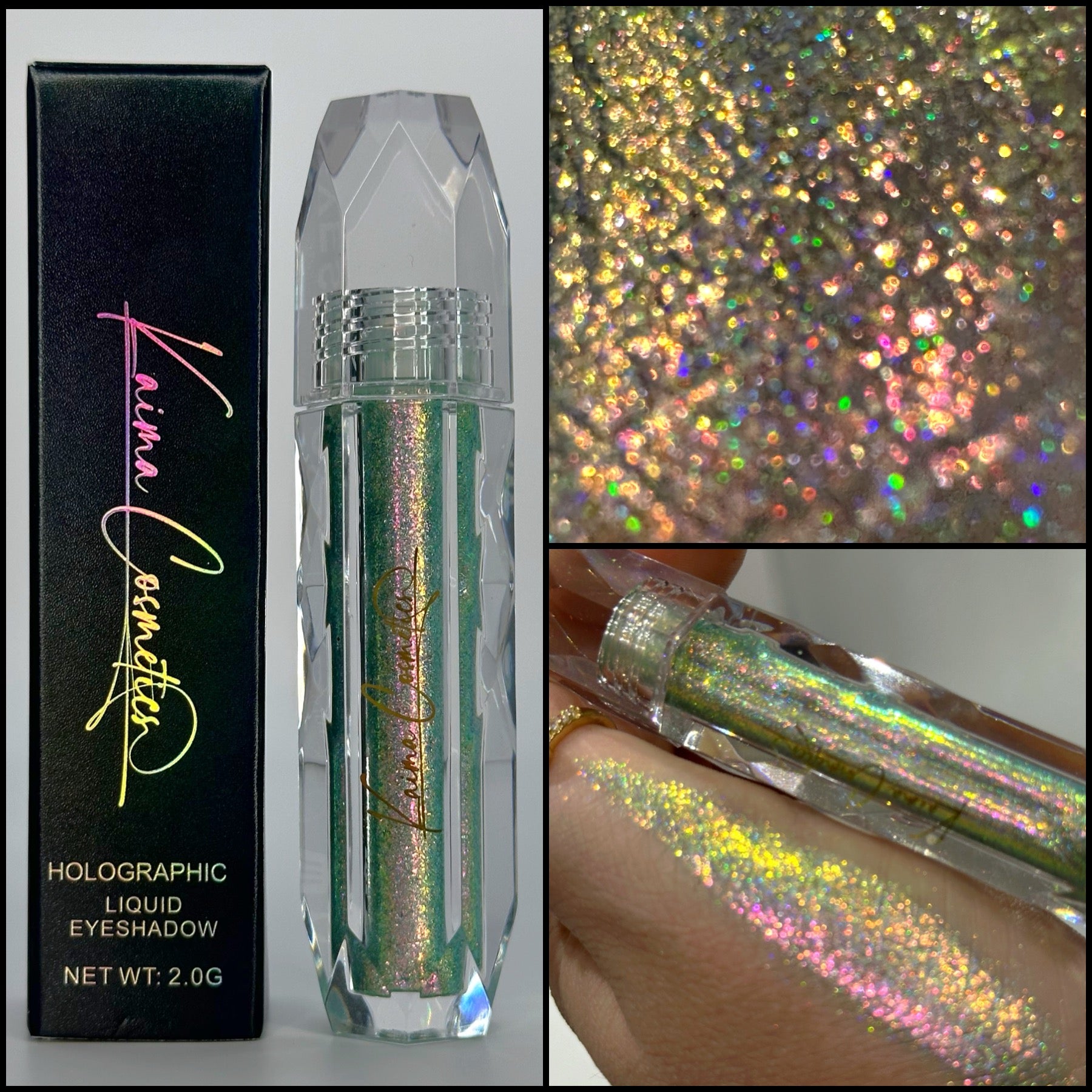 Holographic Liquid Glitter Eyeshadows