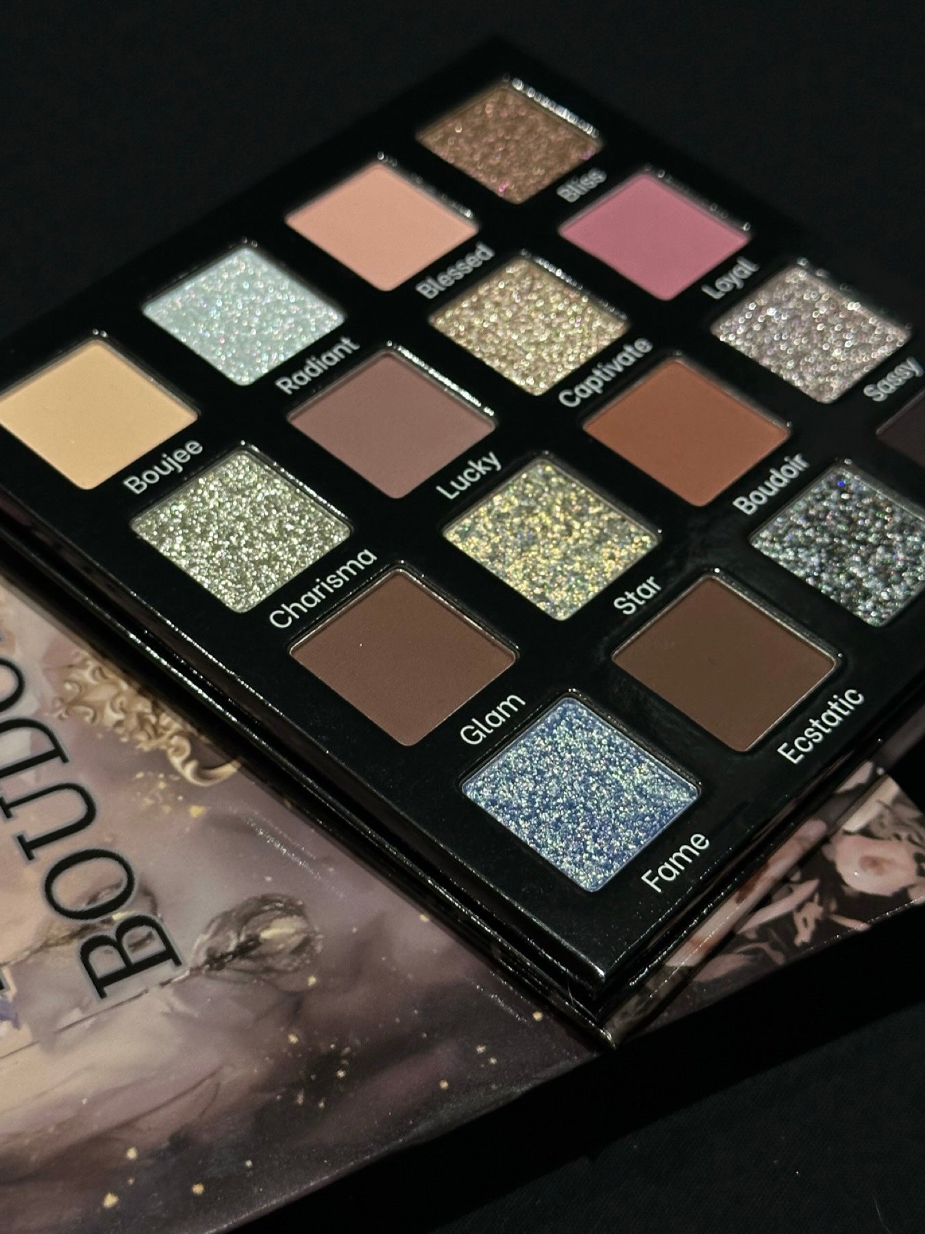 Boujee Boudoir Neutral Glam Eyeshadow Palette ( IN STOCK )