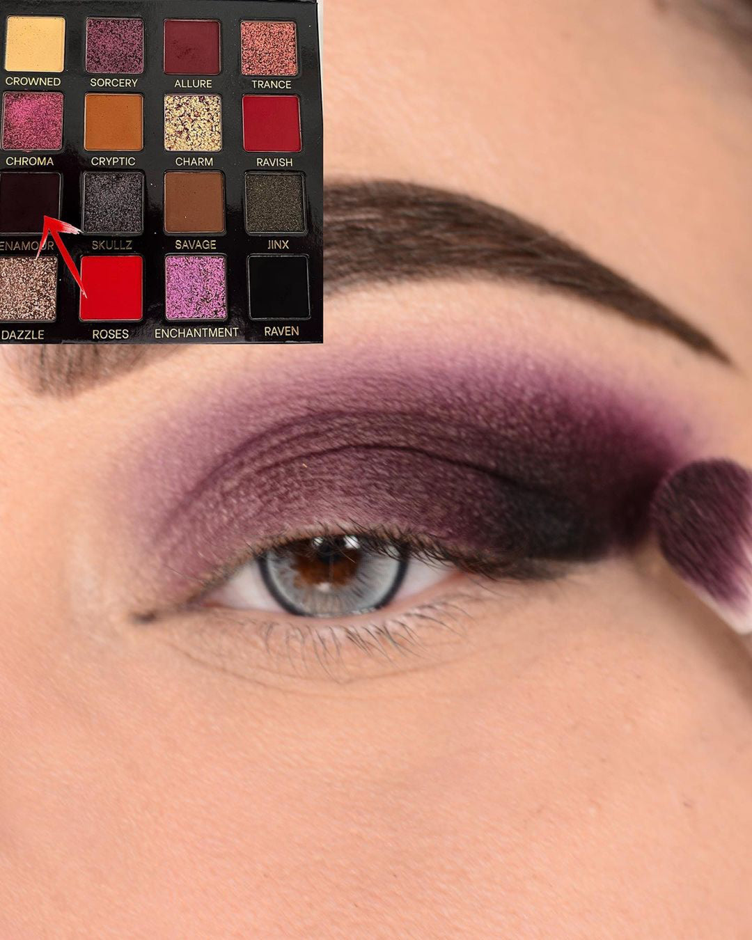 Smoky eyeshadow makeup tutorial 