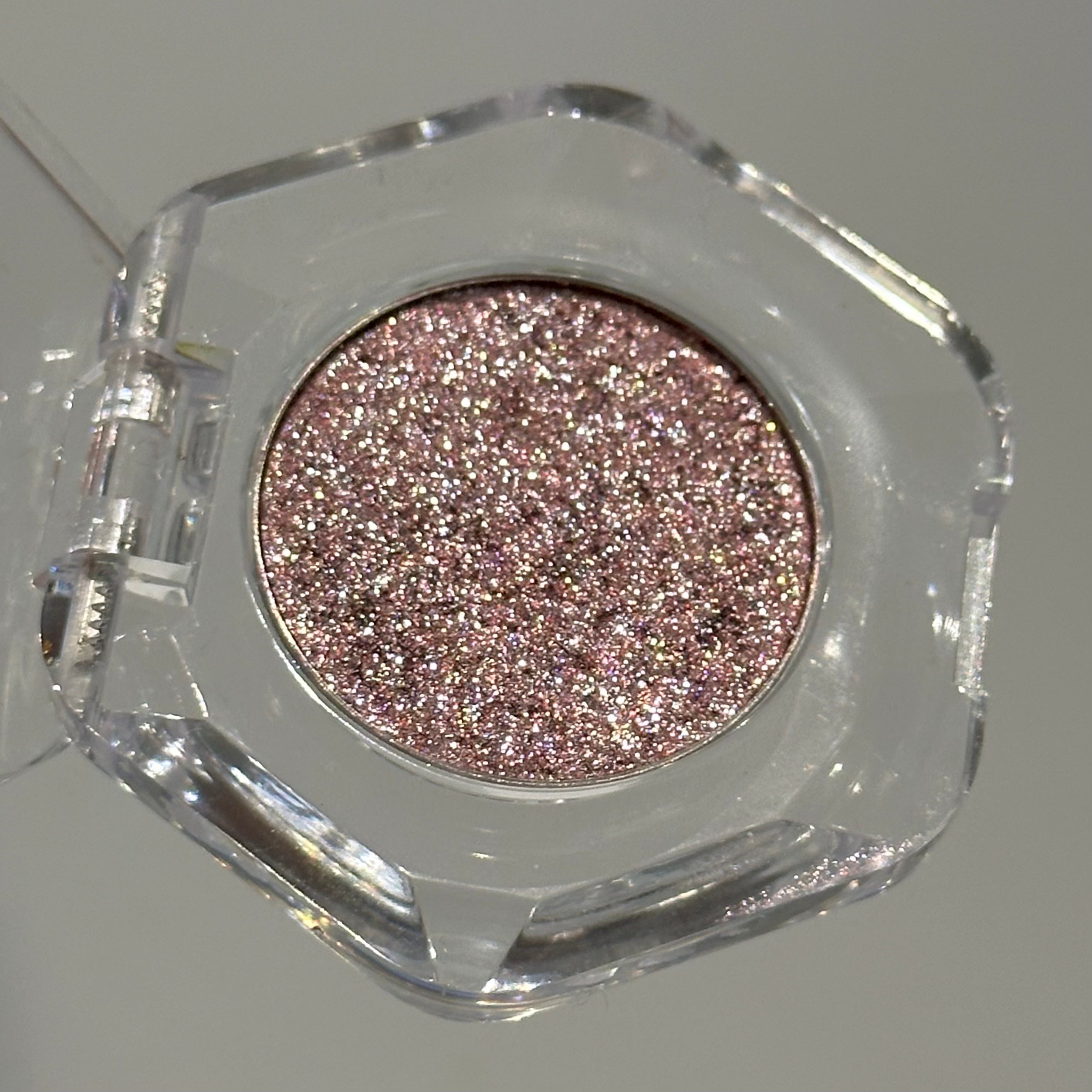 Rose gold pressed glitter eyeshadow 