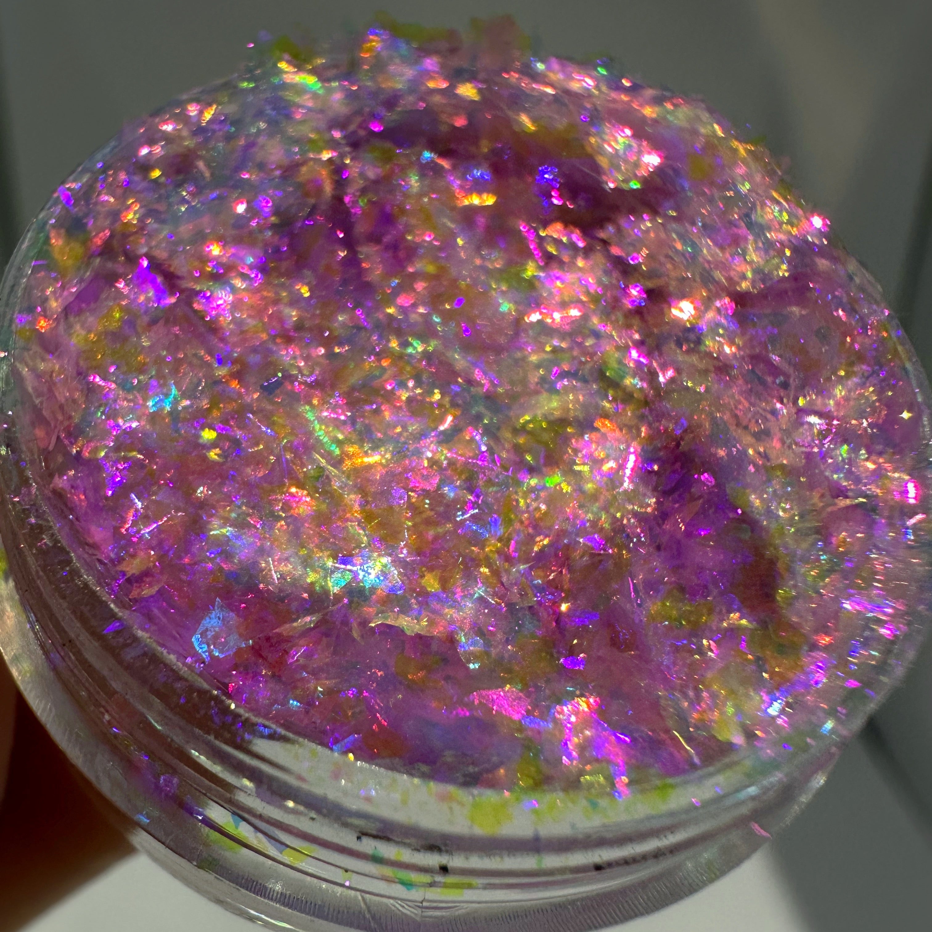 rainbow loose glitter flakes eyeshadow 