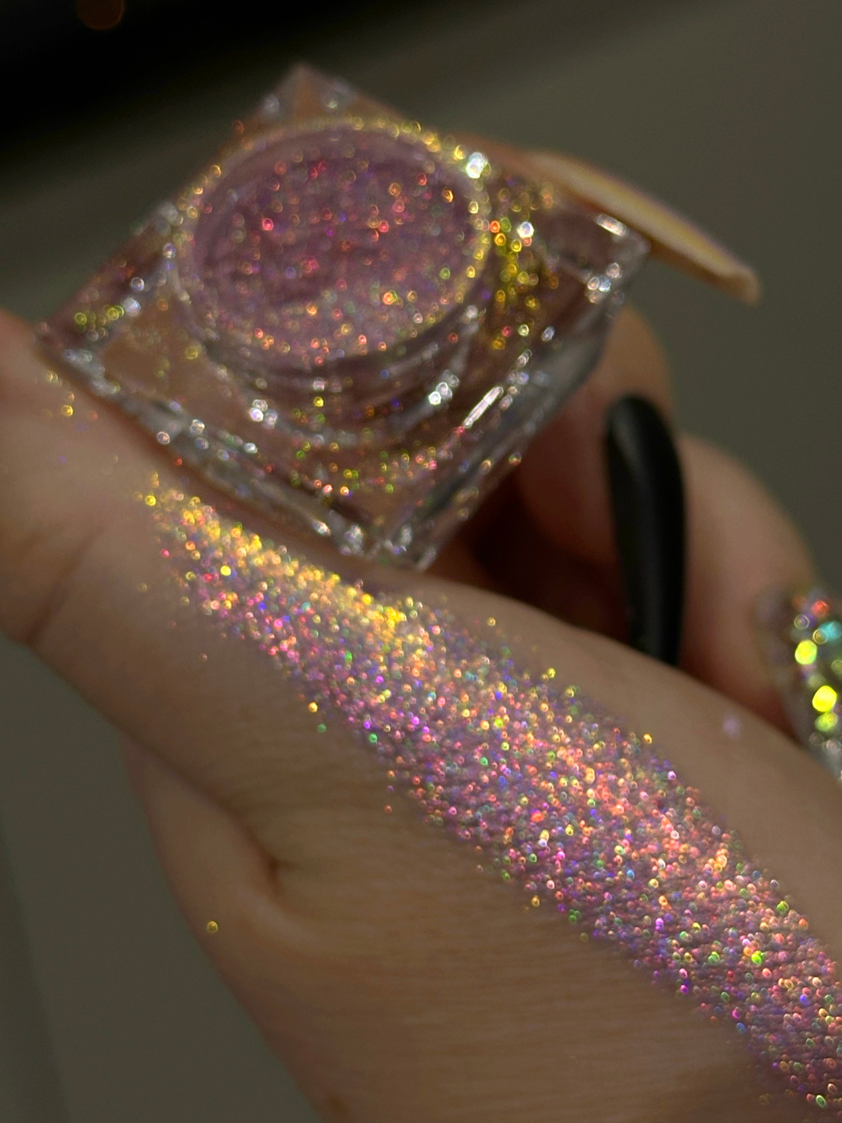 Multichrome holographic loose glitter pigment powder- Deja vu