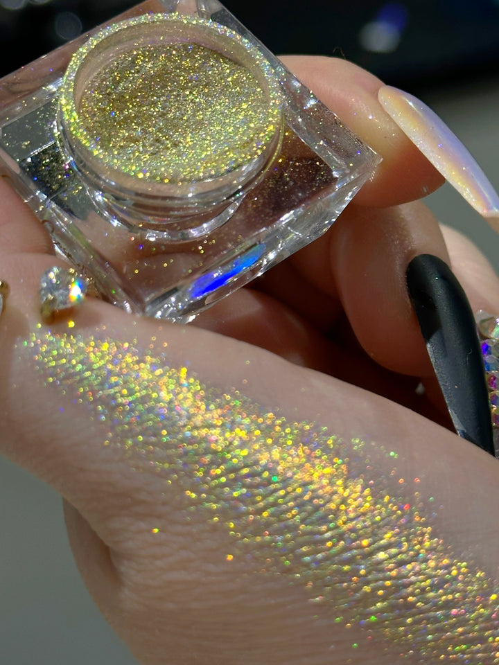 Multichrome holographic loose glitter pigment powder - Genie