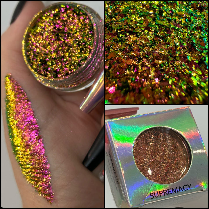 Multichrome chameleon glitter flakes