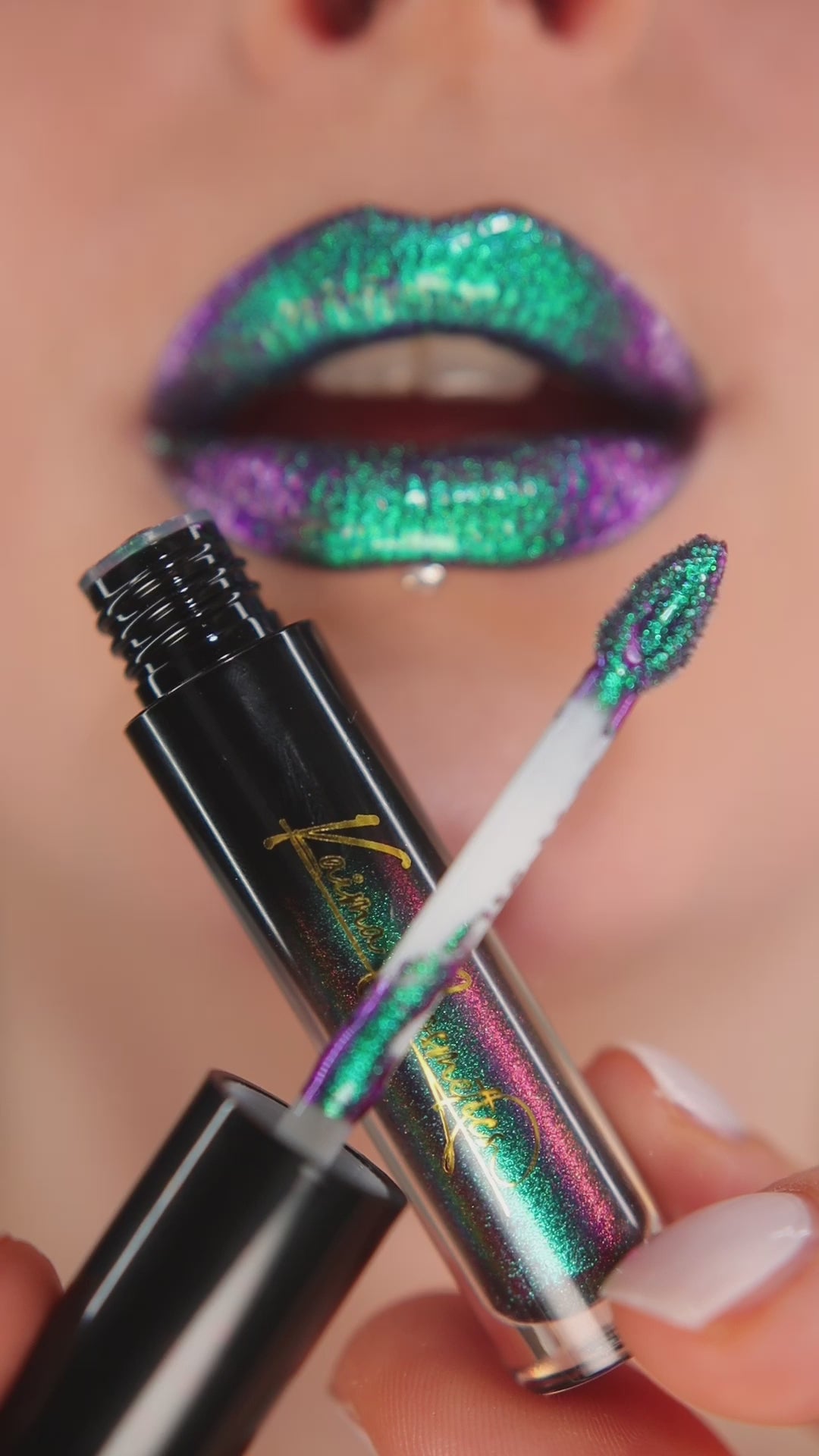 Chrome Prism Lipgloss - Peacock Punch