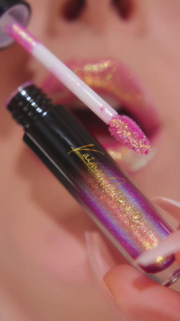 Chrome Prism Lipgloss - Goldy Floss