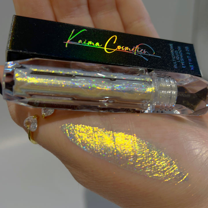 Holographic liquid glitter eyeshadow - Gold