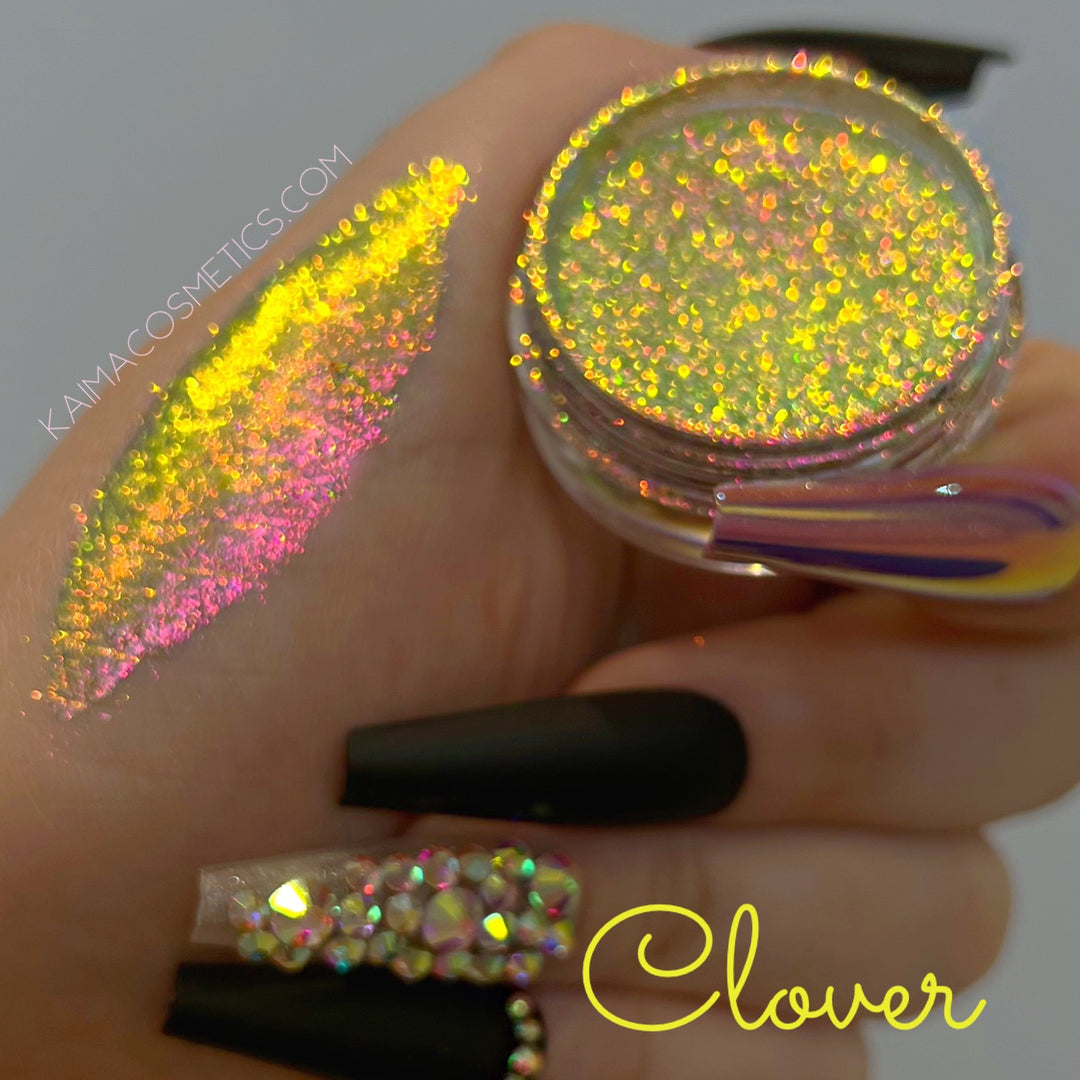 Duochrome loose glitter pigment - Clover