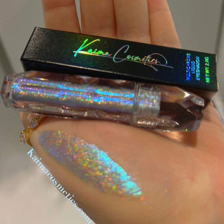 Holographic liquid glitter eyeshadow - Baby blue