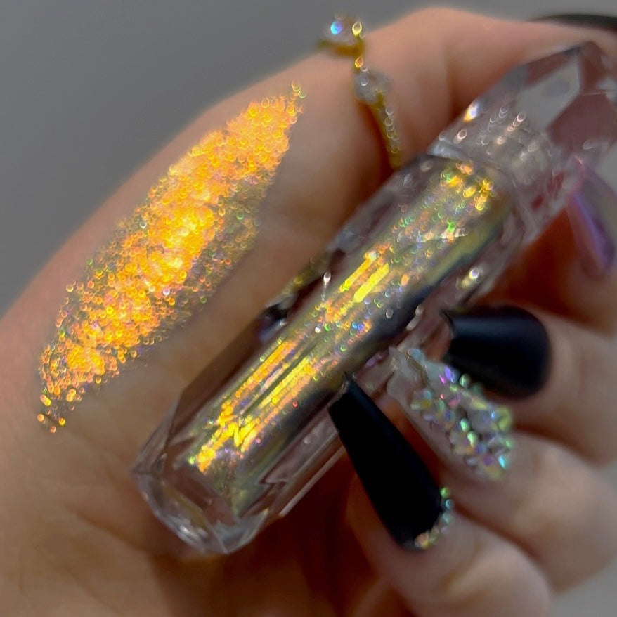 Holographic liquid glitter eyeshadow - Apricot