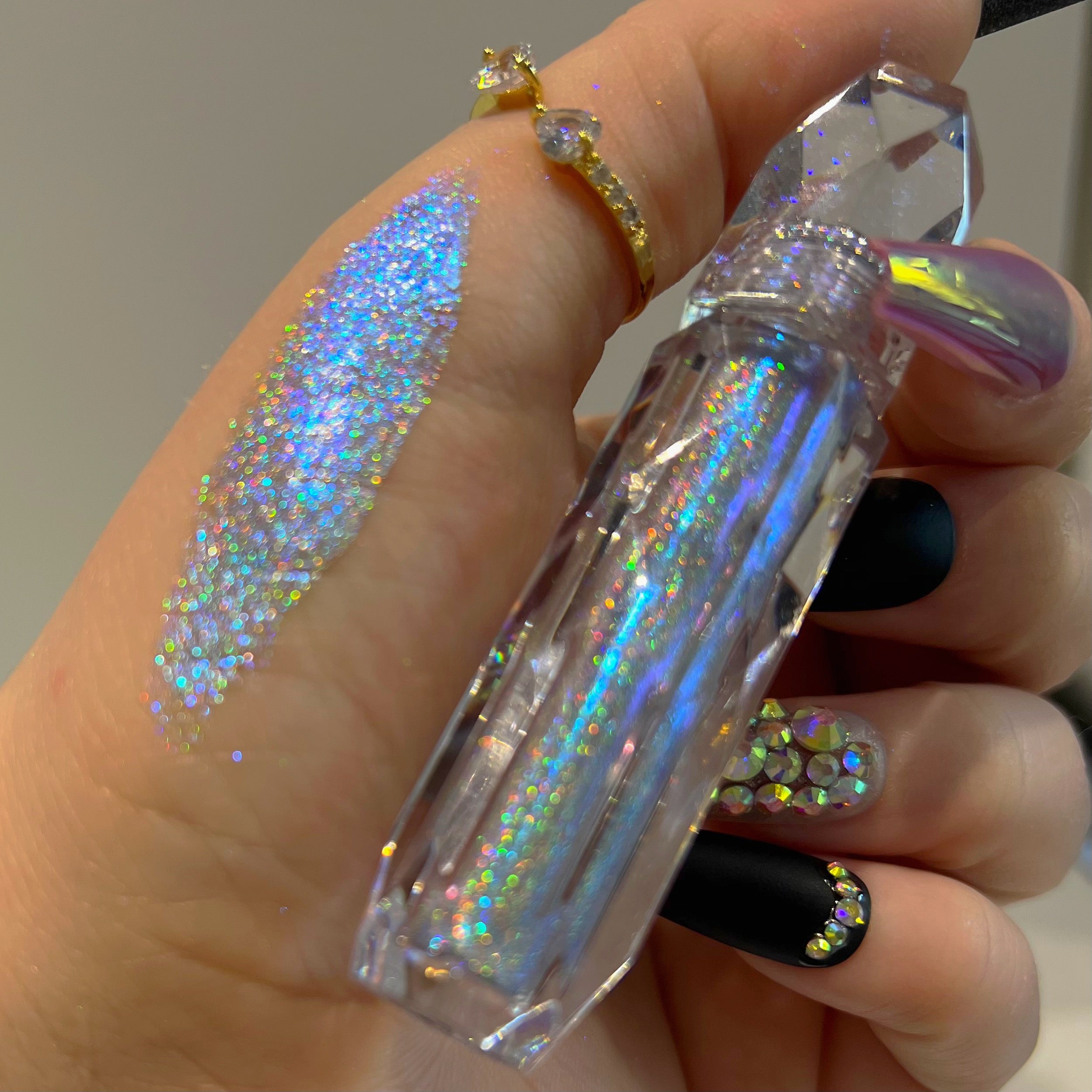 Holographic liquid glitter eyeshadow - Moon dust